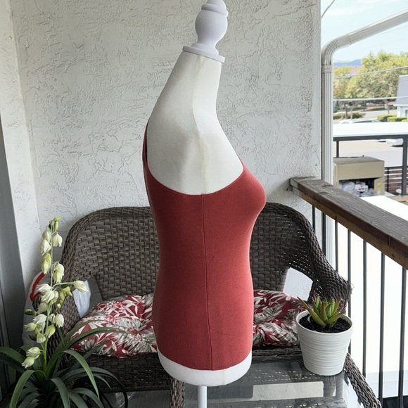 Banana Republic Stretch One Shoulder Fitting Top Size XS Silk - Picture 6 of 11